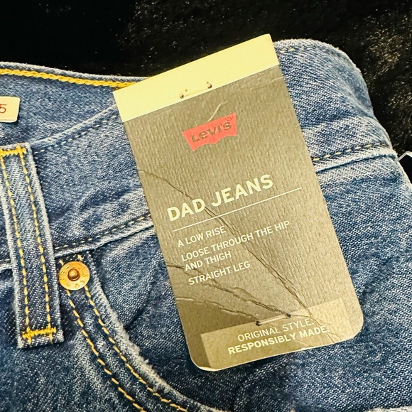 LEVIS Dad Blue Straight Leg Jeans - Picture 8 of 13